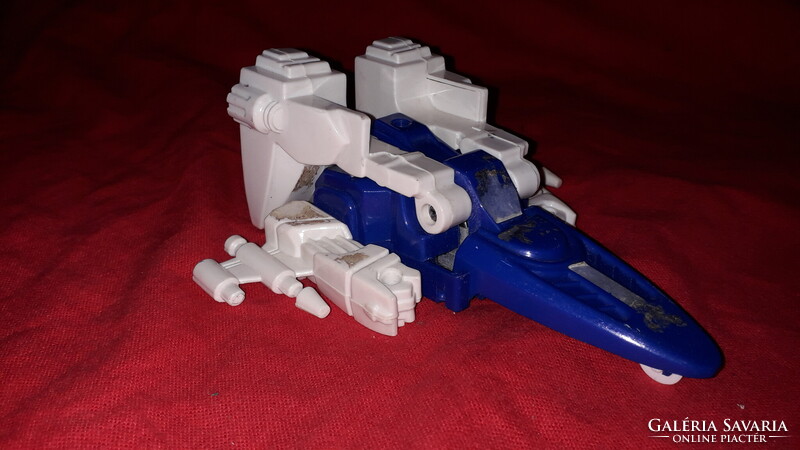 Retro trafikáru plasztik TRANSFORMERS -ROBOT / ŰRHAJÓ játék figura 16cm szép állapot a képek szerint