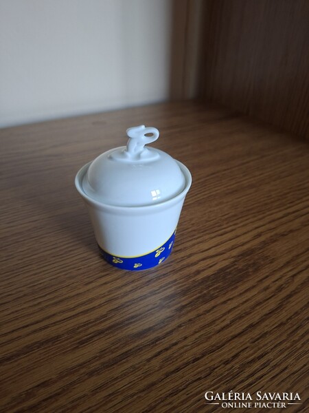 Hollóházi porcelán Tchibo cukortartó. Hibátlan. Jelzett