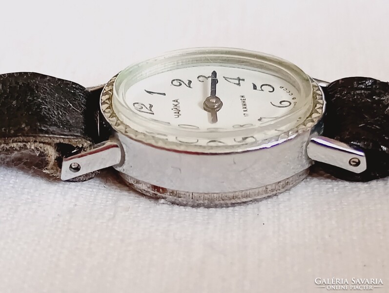 Óra karóra 028 - CHAIKA CSAJKA - 17 köves mechanikus felhúzós retro 20x16mm
