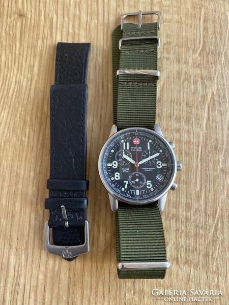 Svájci katonai Wenger S.A.K. Design chronograph