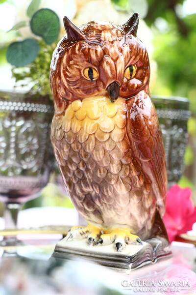 Hertwig Katzhütte porcelán bagoly