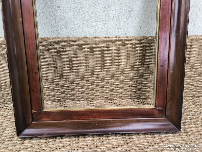 Antik Biedermeier keret képkeret tükör keret festmény tiszta fàból készült. Fészek méret: 50 X 60 cm