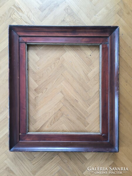 Antik Biedermeier keret képkeret tükör keret festmény tiszta fàból készült. Fészek méret: 50 X 60 cm