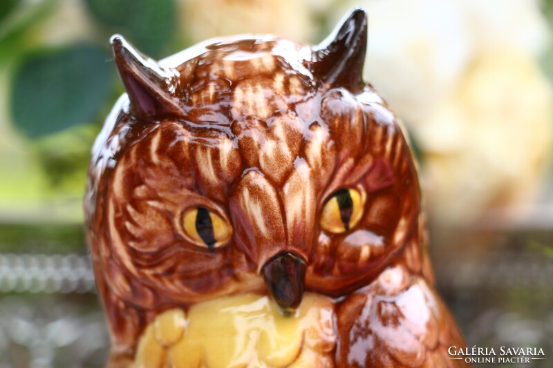 Hertwig Katzhütte porcelán bagoly
