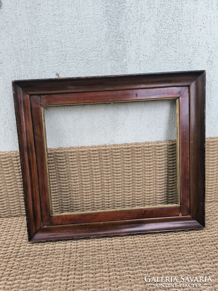 Antik Biedermeier keret képkeret tükör keret festmény tiszta fàból készült. Fészek méret: 50 X 60 cm