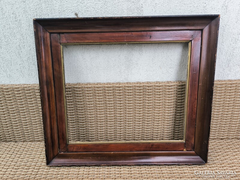Antik Biedermeier keret képkeret tükör keret festmény tiszta fàból készült. Fészek méret: 50 X 60 cm