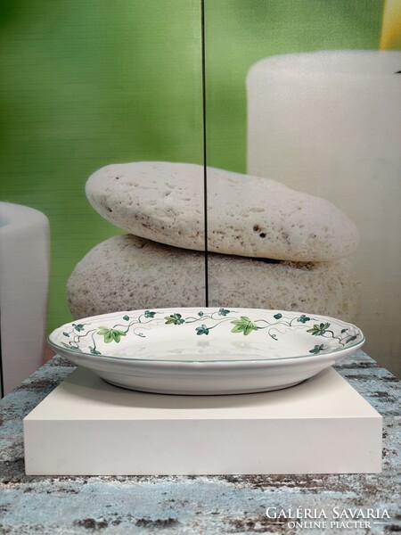 Herendi Village Pottery Borostyán mintás Porcelán Kínáló Tál A146