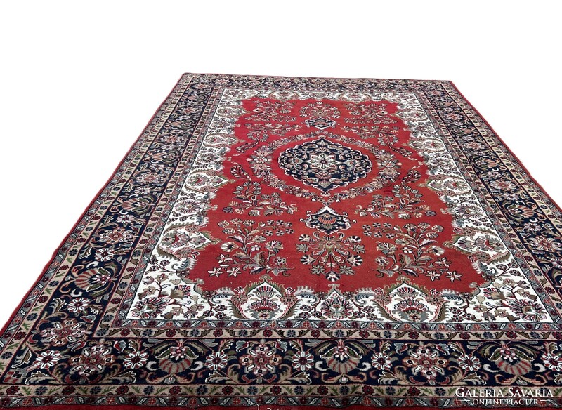 3982 SZUPER OLCSÓ Hindu Tabríz Kézi Gyapjú Perzsa Szőnyeg 250X350CM Ingyen Futár