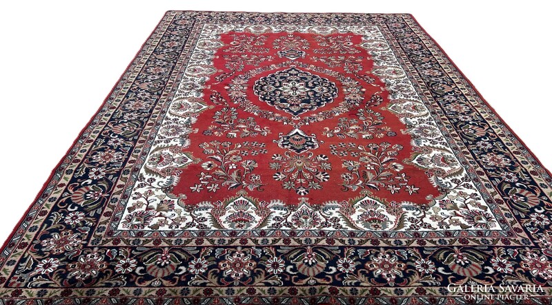 3982 SZUPER OLCSÓ Hindu Tabríz Kézi Gyapjú Perzsa Szőnyeg 250X350CM Ingyen Futár