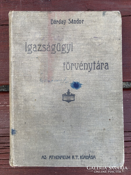 Dárday S. - Igazságügyi törvénytár I., II. és VI. Rész (1905-1906.)