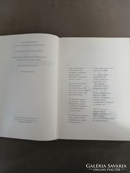 Lewis Carroll - Alice Csodaországban - Móra, 1974