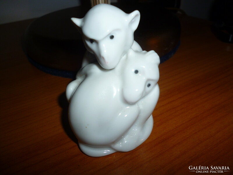 Pfeffer Gotha német porcelán majompár