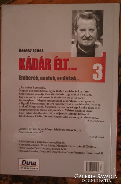 Berecz János: Kádár élt... 3.