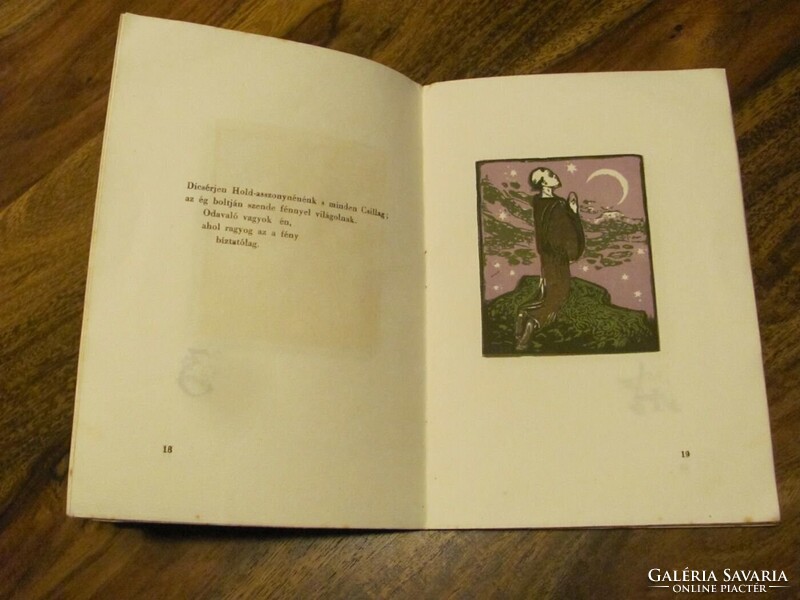 Naptestvér éneke - Kákonyi István tíz szines linoeum-metszete Assisi Sz. Ferenc Naphimnuszához