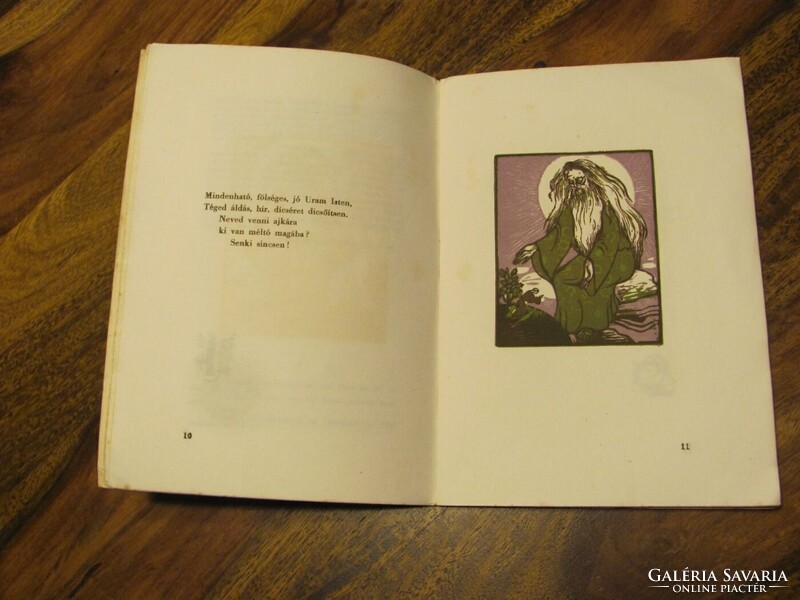 Naptestvér éneke - Kákonyi István tíz szines linoeum-metszete Assisi Sz. Ferenc Naphimnuszához