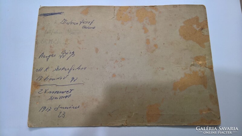 Magyar Királyi 17. Honvéd Gyalogezred Székesfehérvár 28.menetszázad 1917