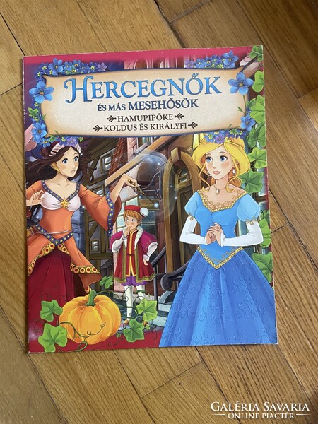 Hercegnők es mas mese hősök Cimu konyv gyerek  mesekönyv