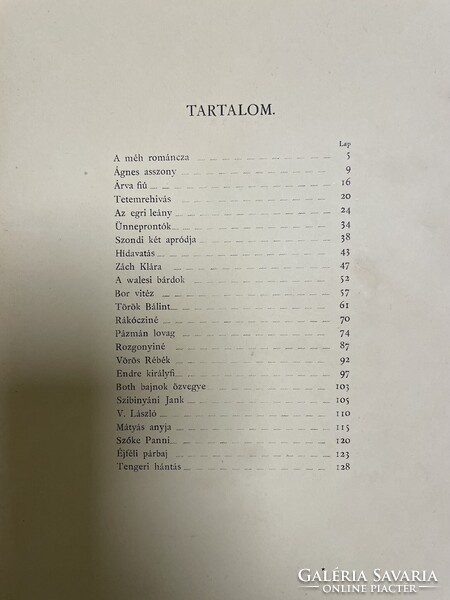 Arany János balladái Zichy Mihály rajzaival Franklin Társulat kiadás