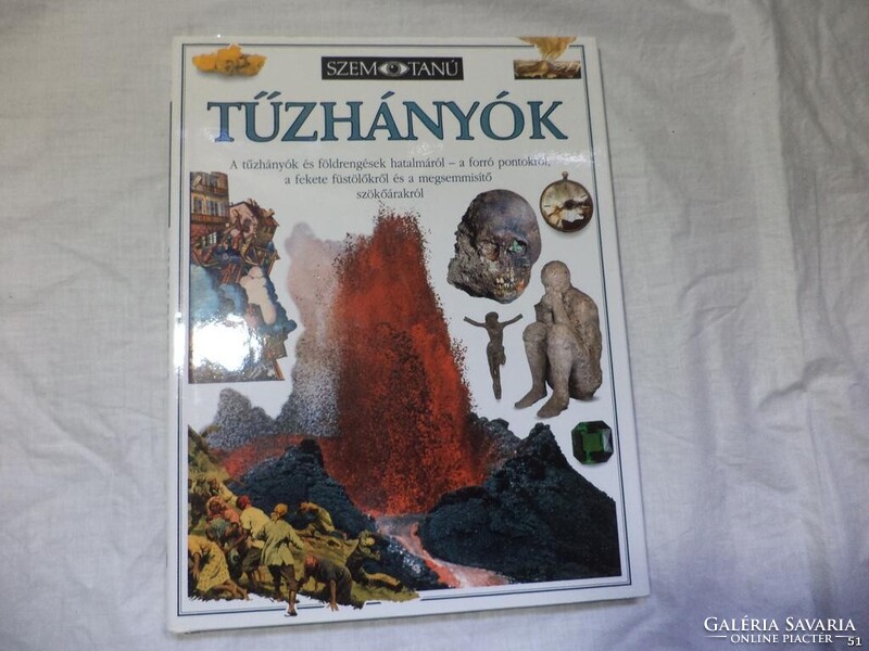 Tűzhányók - Szemtanú sorozat, könyv (4338)