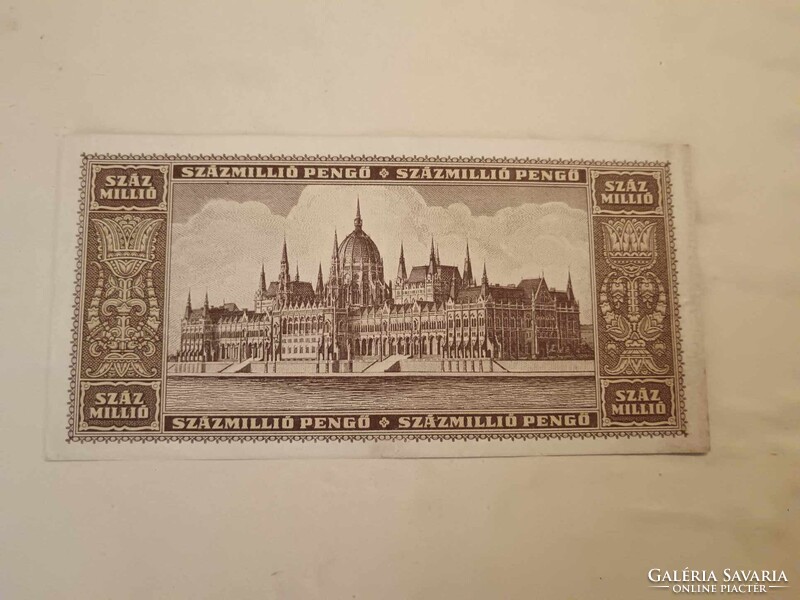 Százmillió pengő, 1946-ból, 100.000.000. pengős bankjegy