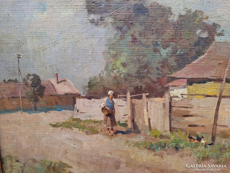 Csallóközi Farkas Lőrinc (1898-1966) Utcarészlet