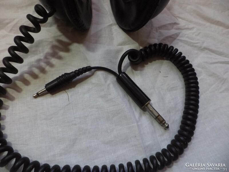 Retro hi-fi fejhallgató, dupla csatlakozós (4350)