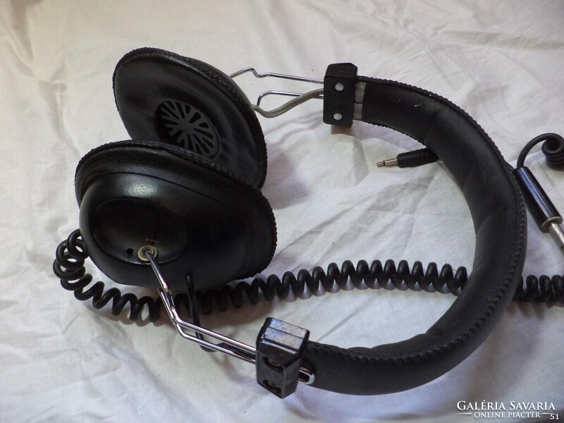 Retro hi-fi fejhallgató, dupla csatlakozós (4350)