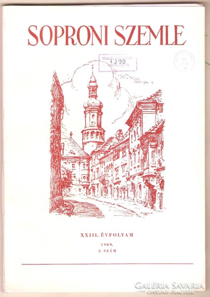 Csatkai Endre: Soproni Szemle 1969. 1-3. szám