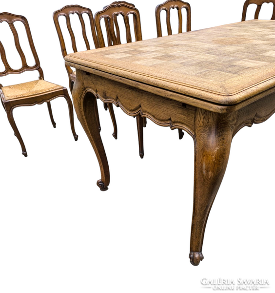 Neobarokk 6 székes étkező garnitúra