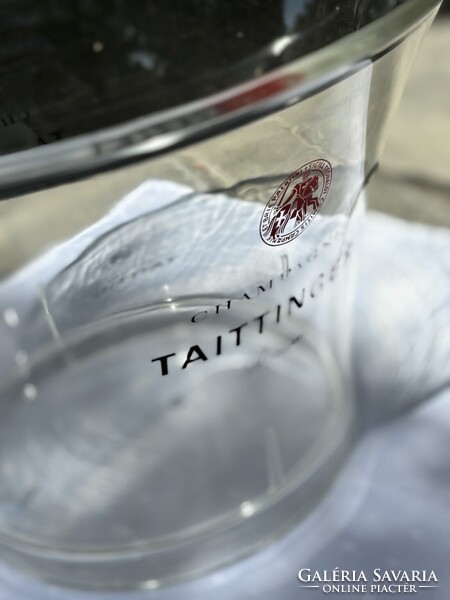 Taittinger Champagne 4 palackos átlátszó plasztik pezsgőhűtő