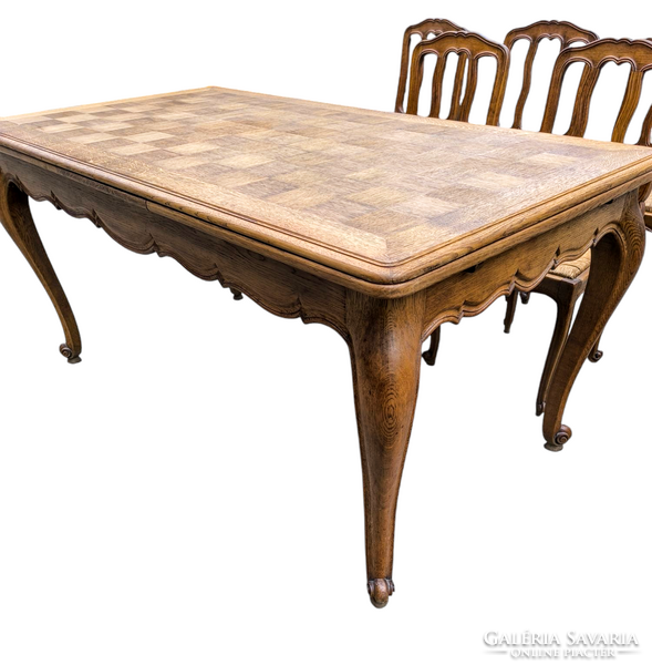 Neobarokk 6 székes étkező garnitúra