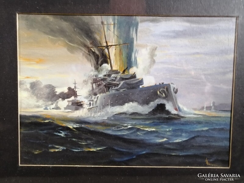 BISMARCK MIT ZWEI BEGLEITSCHIFFEN - MÁSODIK VILÁGHÁBORÚ - BISMARCK CSATAHAJÓ