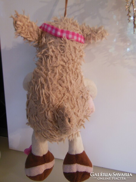 BÁRÁNY - ALKUKÉPES -FLOS TOYS - 30 x 15 cm - PLÜSS - FÜGGESZTHETŐ - GYŰJTEMÉNYBŐL - RETRO - HIBÁTLAN