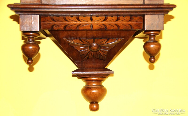 Ónémet, rugós antik falióra 106 cm