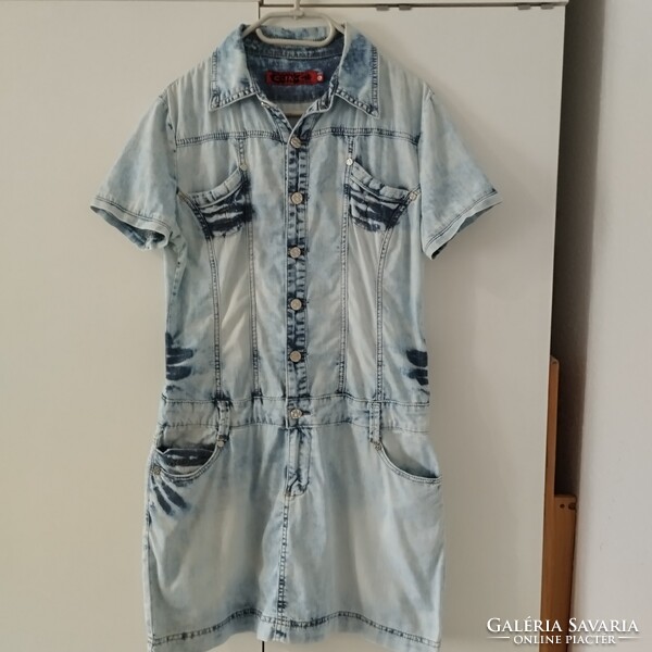 Női farmer ruha minőségi új nem használt XL méretű C-IN-C márkájú