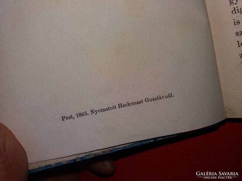 1865.antik VERSEGHY Ferenc versei Heckenast Gusztáv saját tulajdona volt.RITKA a képek szerint
