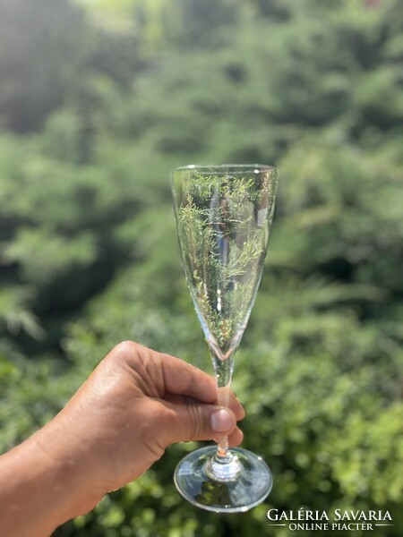 Kivételes Baccarat Dom Pérignon No. 2 kristálypohár-készlet – Csak belső használatra, 1990-es évek