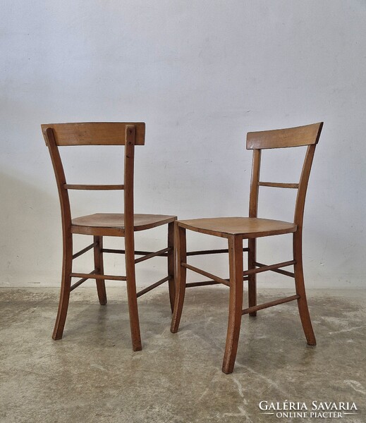 Mid century modern szék pár, jelzett Luterma