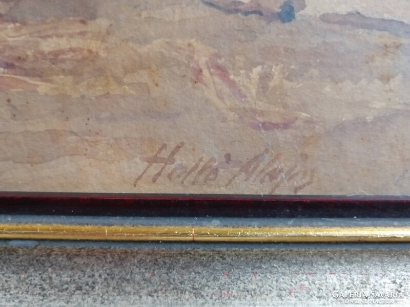 HOLLÓ ALAJOS /1876-1963/ - BALATONI VITORLÁSOK