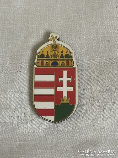 Magyar címer hűtő mágnes.