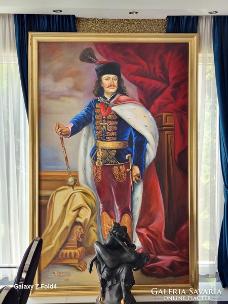 Eladóhatalmas olaj vászon festmény