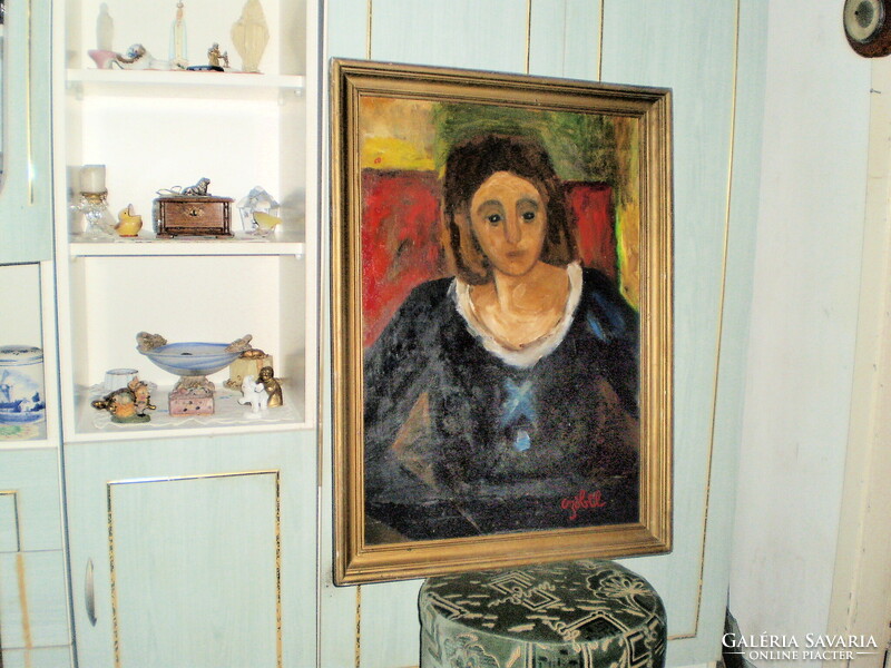 Szignózott olaj festmény