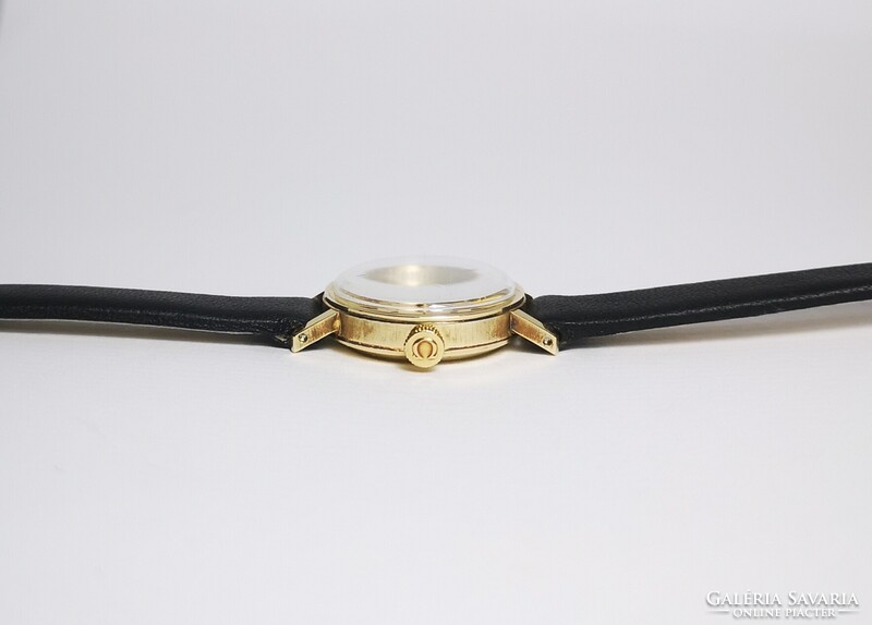 Omega geneve 14k gold - from 1977 - serviced, with warranty, tiktakwatch service card!