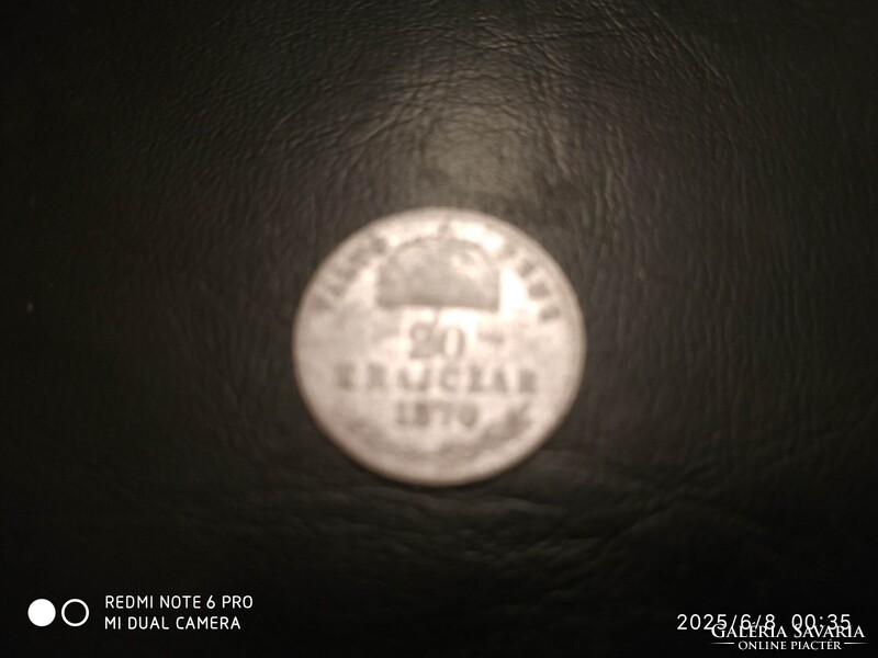 20 Krajczár 1870 ezüst