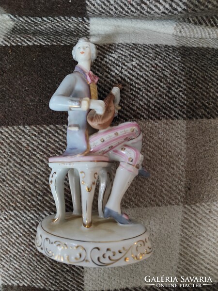 Hollóházi Porcelán Figura Pár