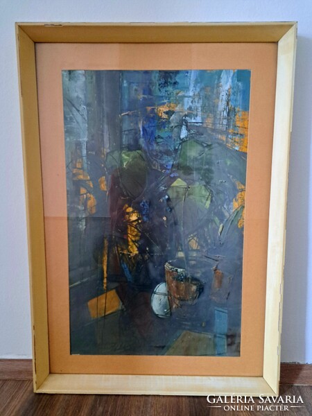 Saly Németh László: Kompozíció 36x56