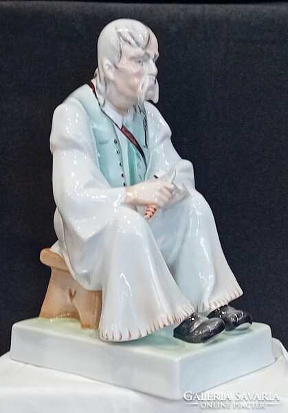 Zsolnay szalonnázó paraszt