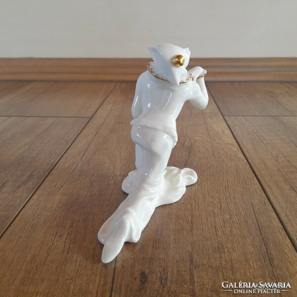 Antik Hutschenreuther porcelán Pierrot figura