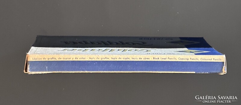 EXTRÉM RITKA !!! NOS !!! AW FABER GOLDFABER 1221 Grafit  Ceruza "B" Eredeti Dobozban 1945-1946 !!!