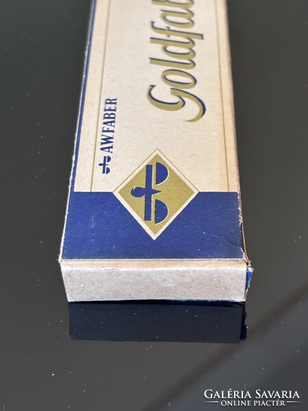 EXTRÉM RITKA !!! NOS !!! AW FABER GOLDFABER 1221 Grafit  Ceruza "B" Eredeti Dobozban 1945-1946 !!!
